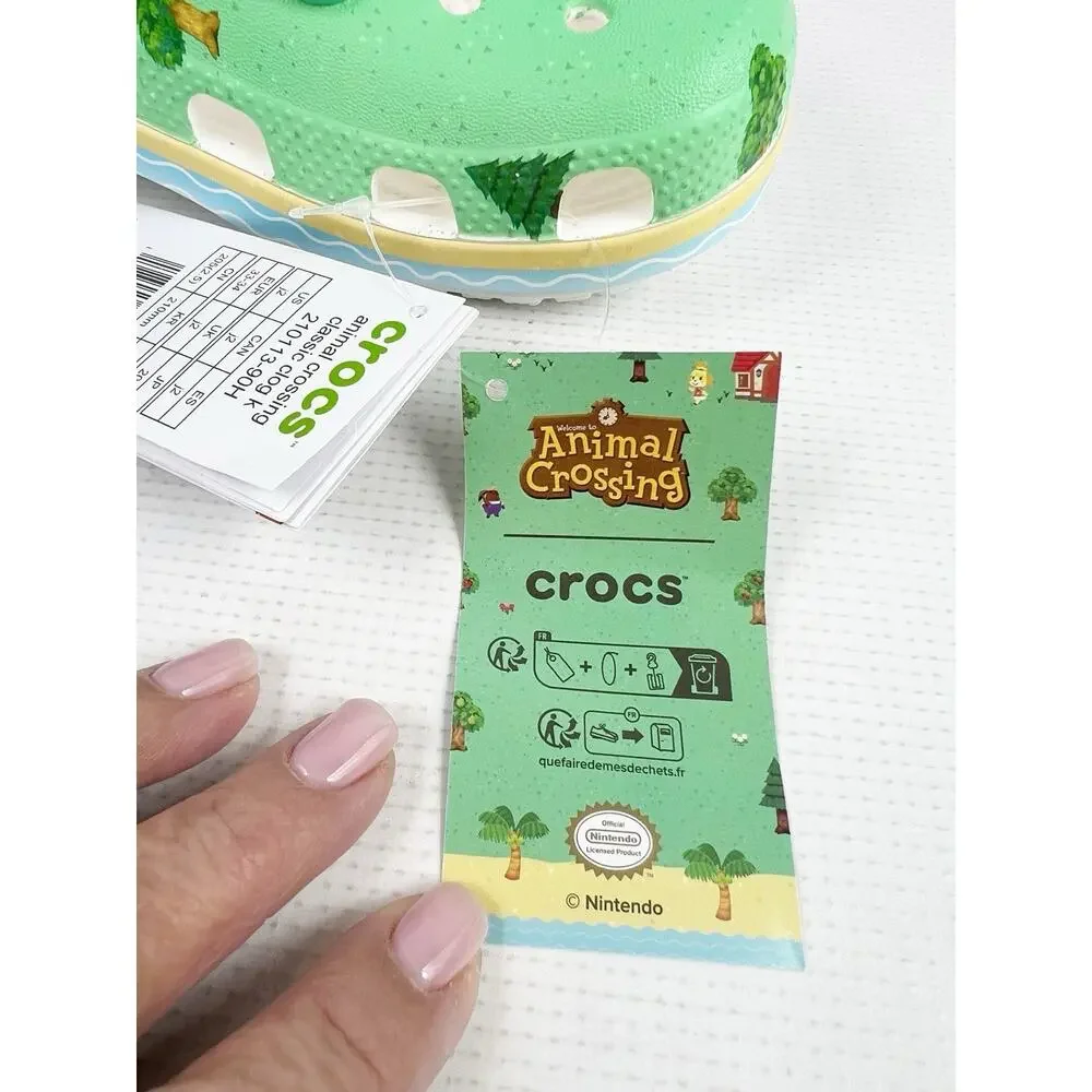 Crocs Classic Clog Animal Crossing (Kids) - 210113-90H - Size J2 - Brand New